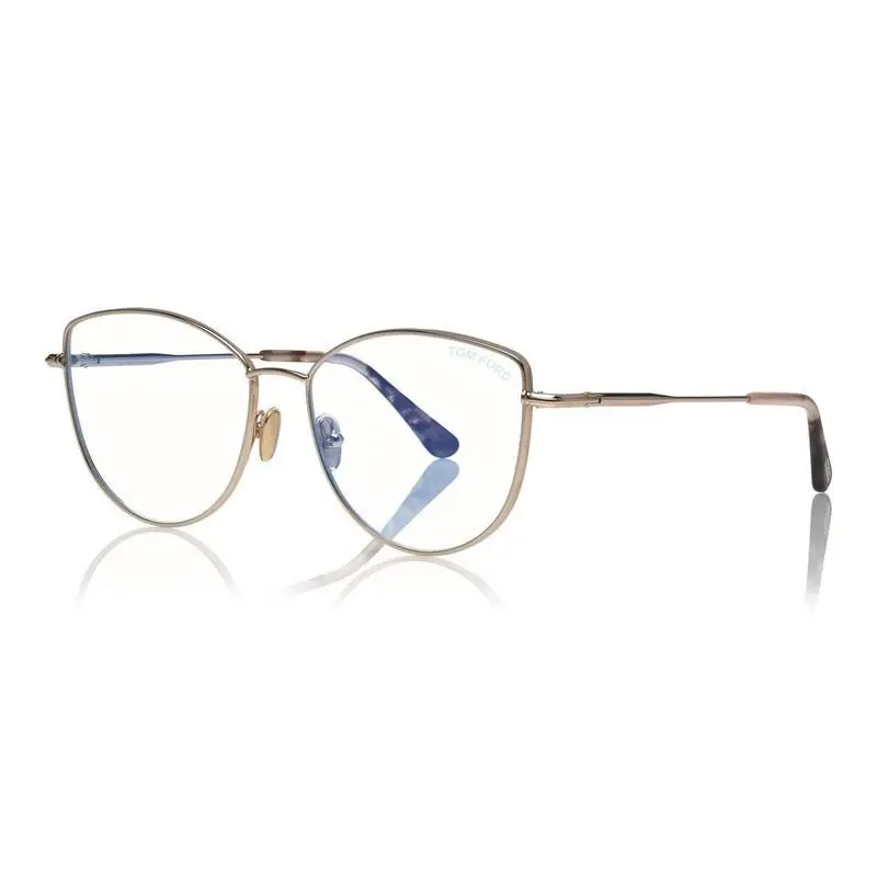 Tom Ford TF5667-B Eyeglasses Eye Glasses 028 Rose Gold 55mm Women