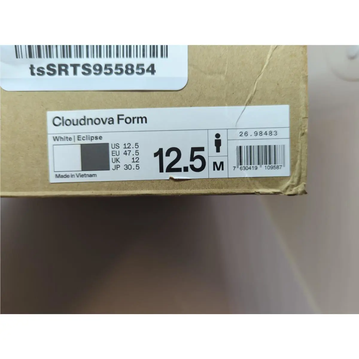 On-Running shoes - On Cloudnova Form - Cloudnova Form - 26-98483 - White, Manufacturer: White/Eclipse (UPC: 7630419109587) 8