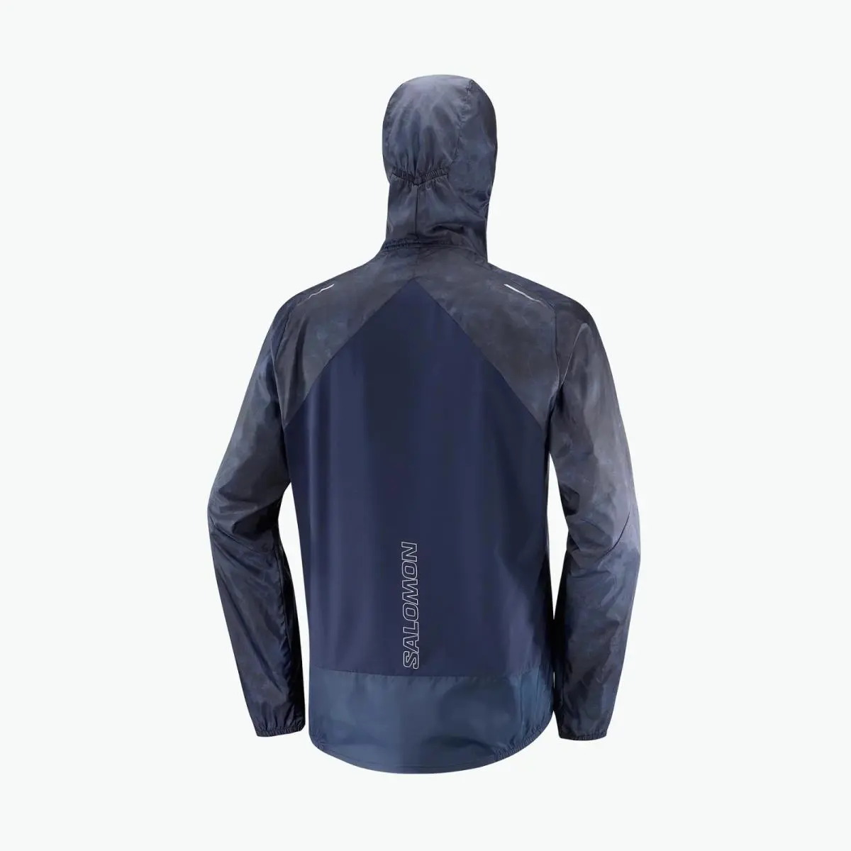 Salomon clothing - BONATTI CROSS WIND Men`s Wind Jacket Hoodie - C20445 - Blue (UPC: 195751167031) 0