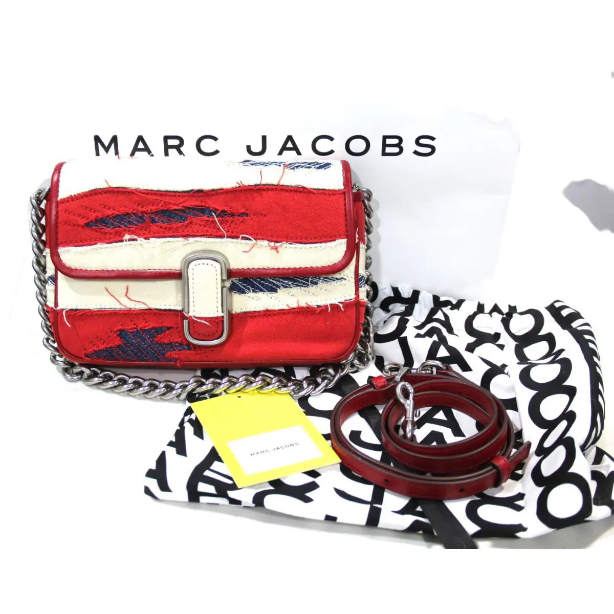 Marc Jacobs Americana Rip Tear Handbag Purse Bag