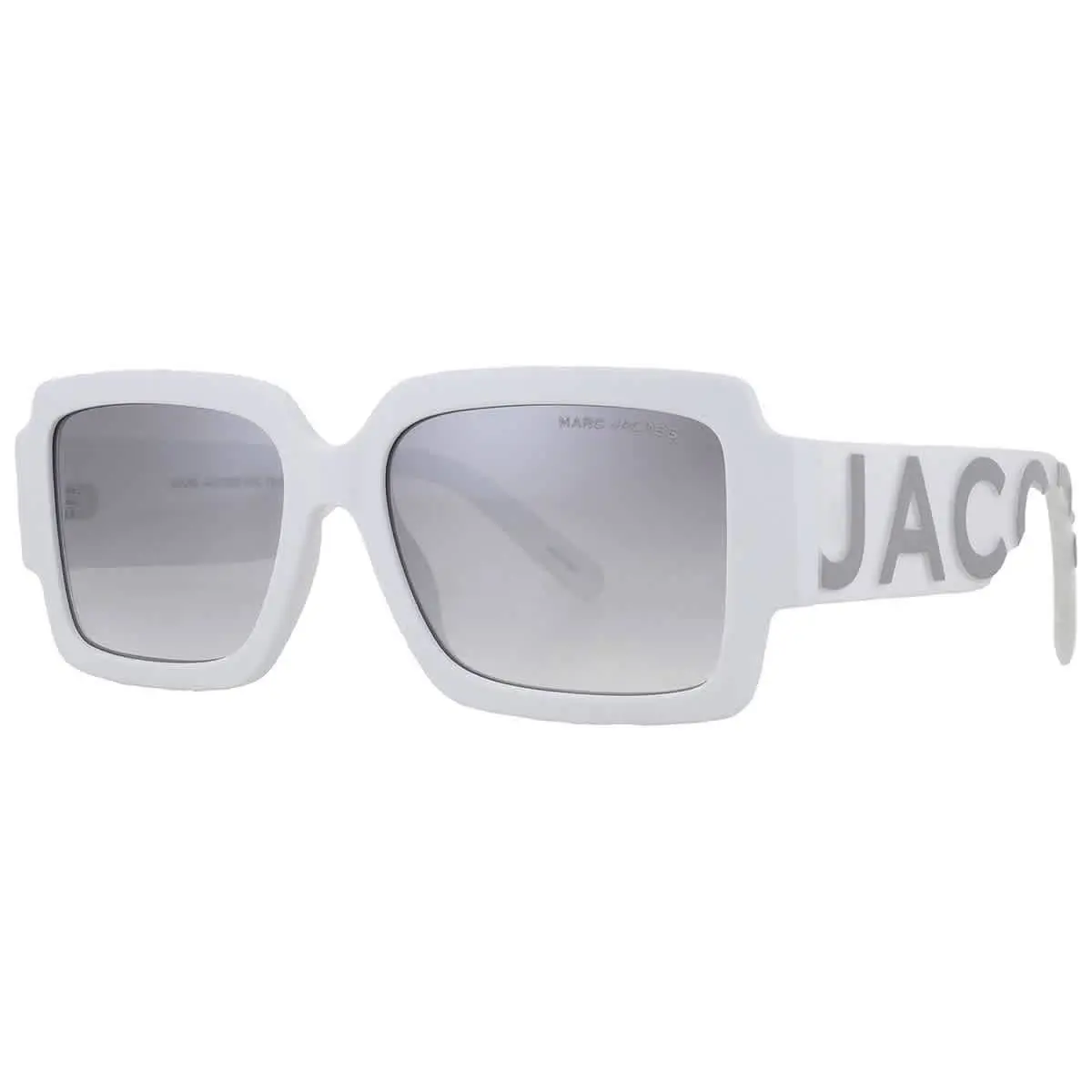 Marc Jacobs Grey Mirror Silver Square Ladies Sunglasses Marc 693/S 0HYM/IC 55