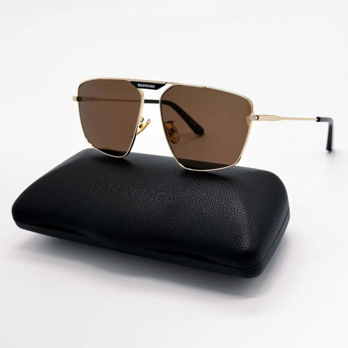 Balenciaga Sunglasses BB0246SA 003 Gold Men Eyewear Balenciaga