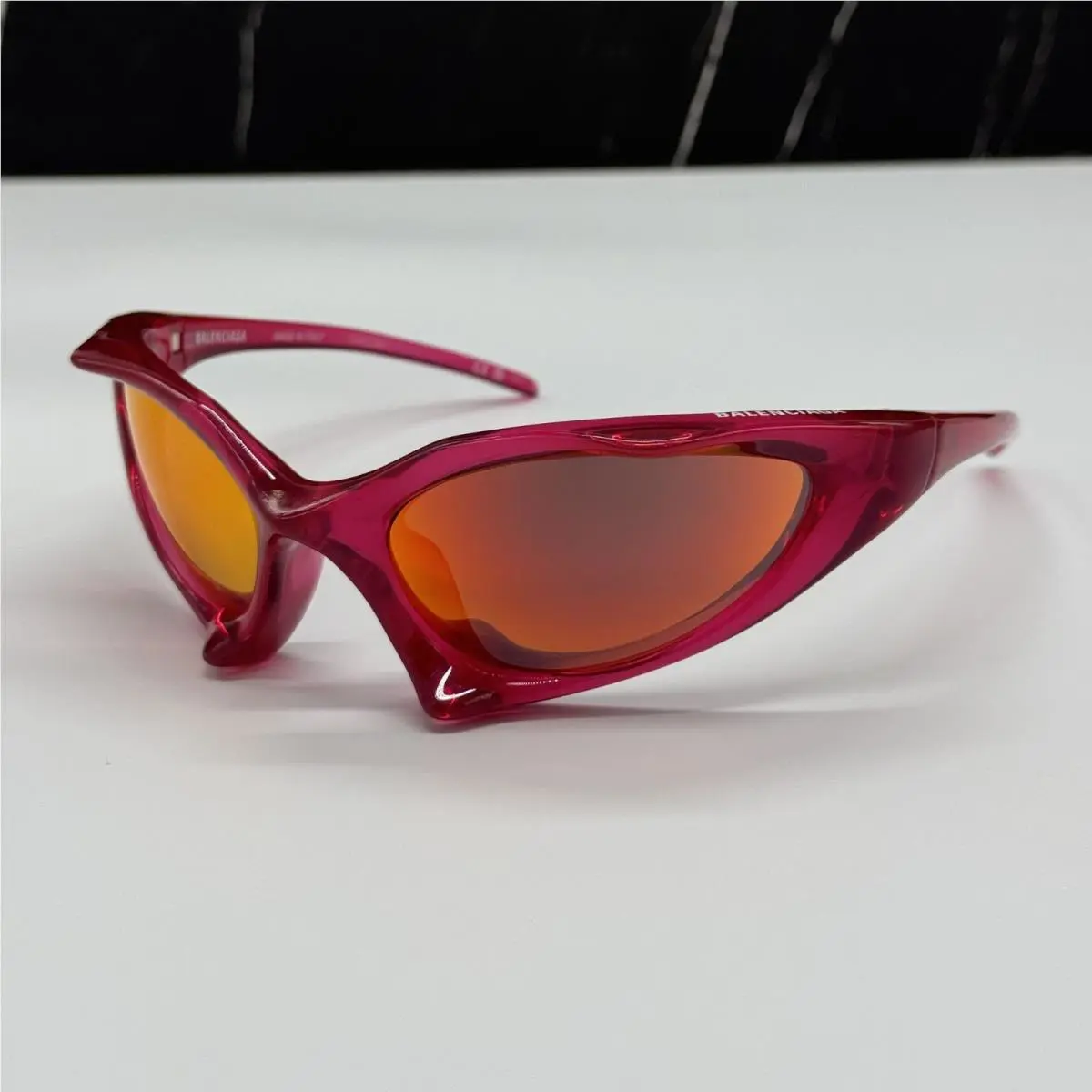 Balenciaga Sunglasses Red Unisex Balenciaga BB0352S 006