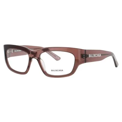 Balenciaga BB0334O 005 54 Eyeglasses Brown Frame 54 mm