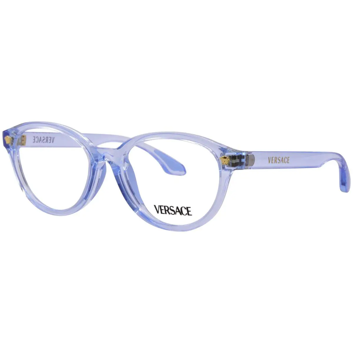Versace VK3014U 5535 Eyeglasses Youth Kids Girls Transparent Blue Full Rim 48mm