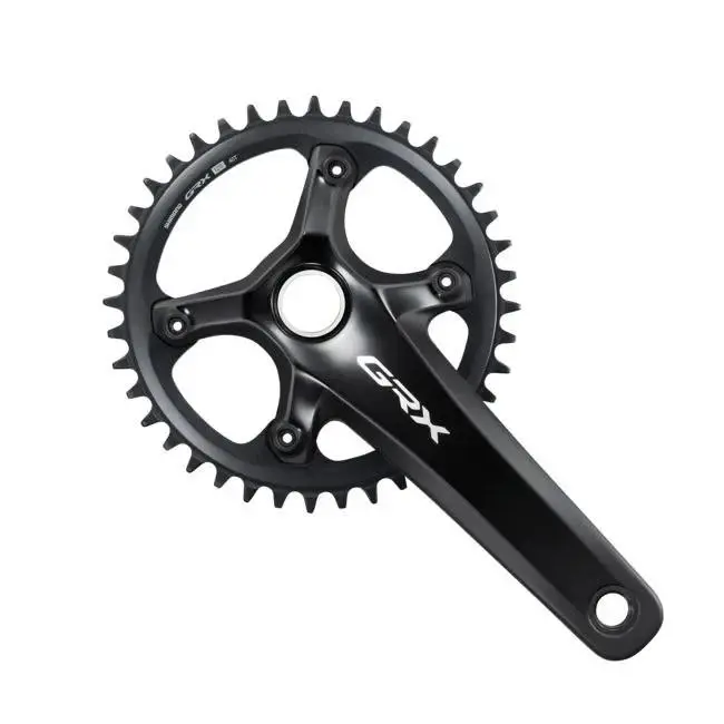 Shimano Fc-grx Gravel Crankset 40T 1x12sp Two Piece Black 175 mm Single GRX40