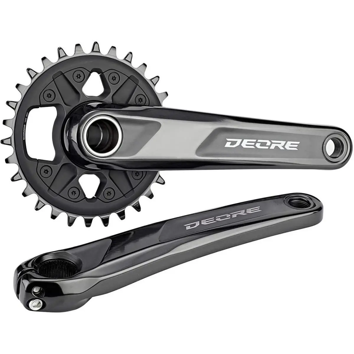 Shimano Deore Crankset FC-M6100 1 x 12 Spd 30 Tooth Two Piece Black 175mm M6175