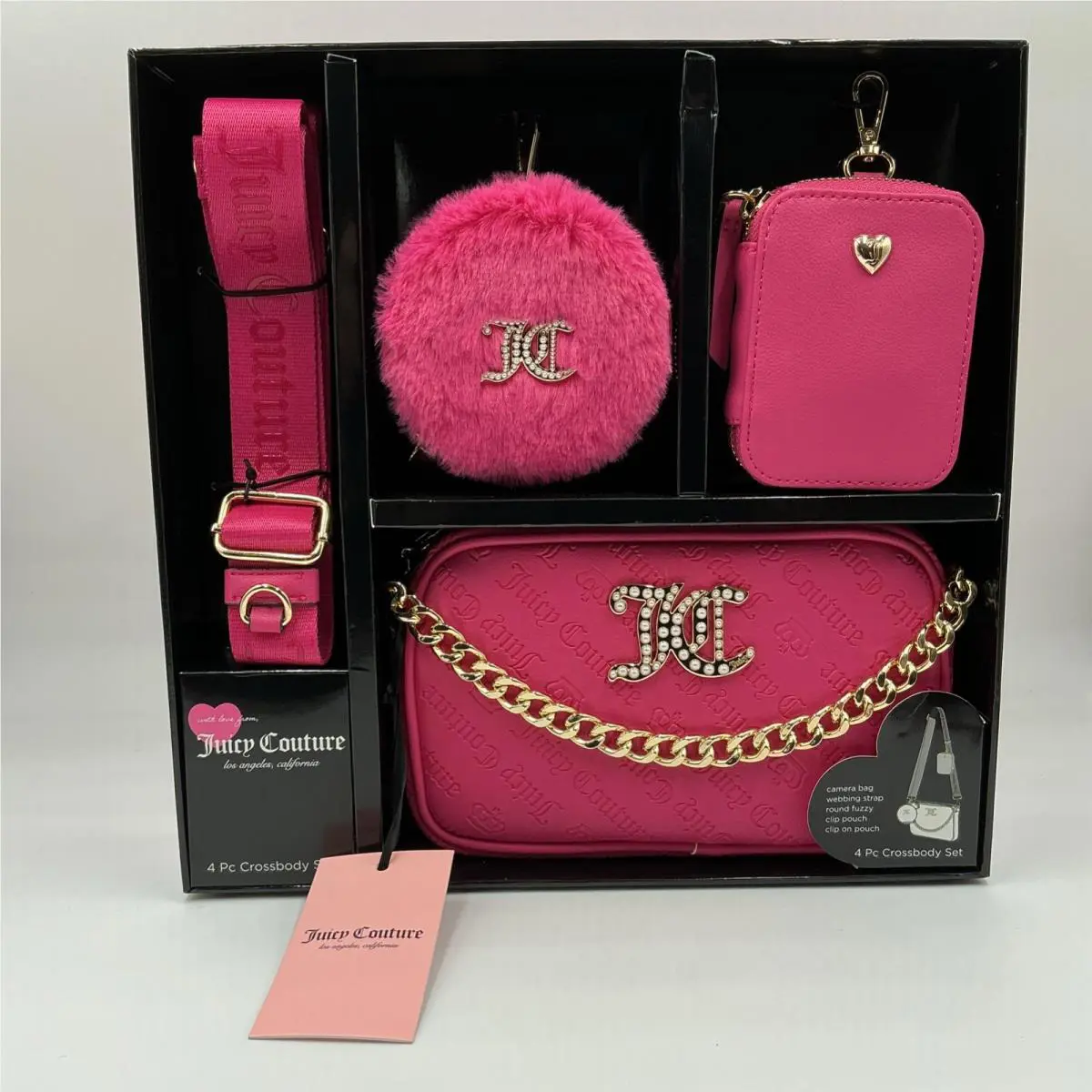 Juicy Couture Juicy Pink Crossbody Set Restocked