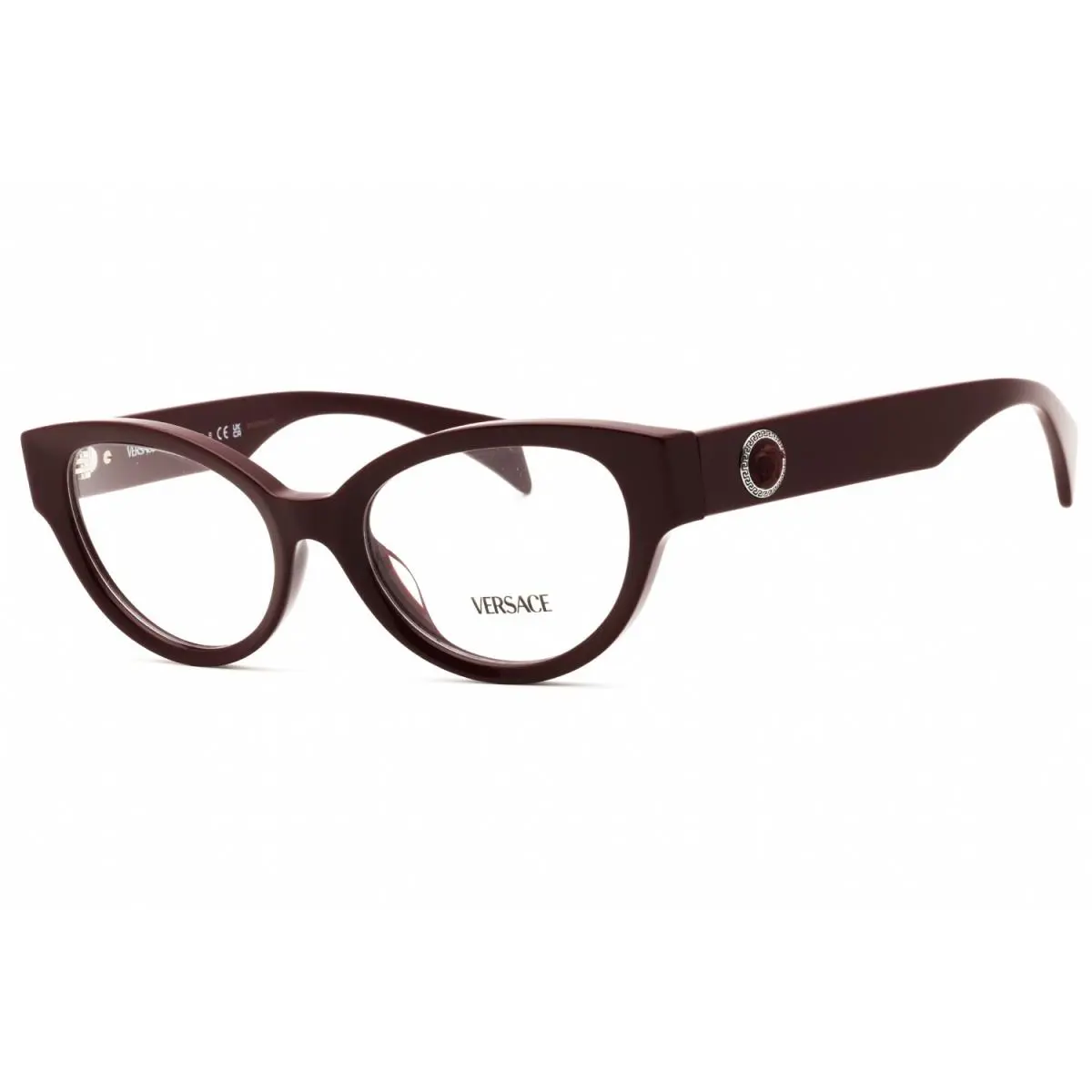 Versace VE3361U-5487-53 Eyeglasses Frame Size 53mm 19mm 140mm Bordeaux Women 805