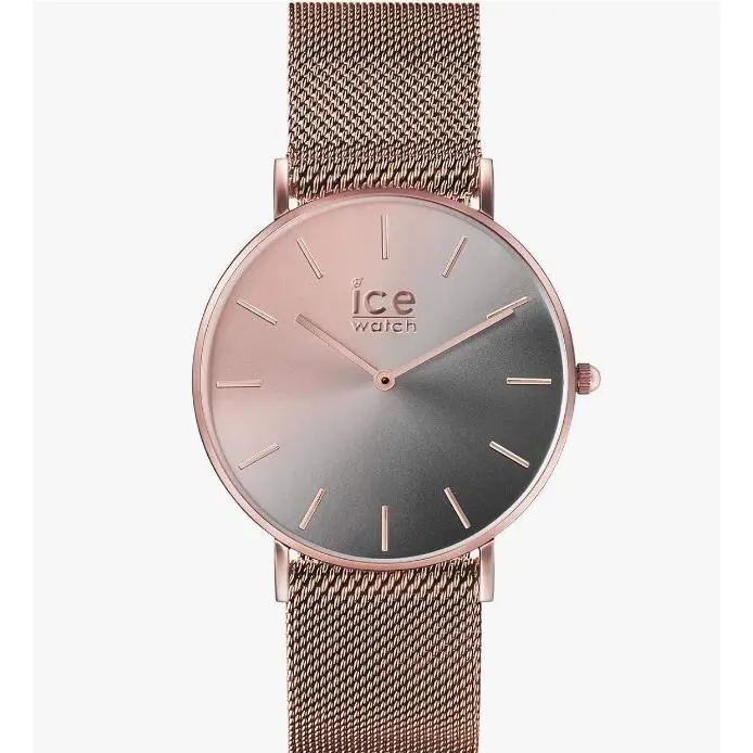 Ice Sunset Smoky Eye Rose Gold Stainless Steel Strap Watch – Ice Watch 016024