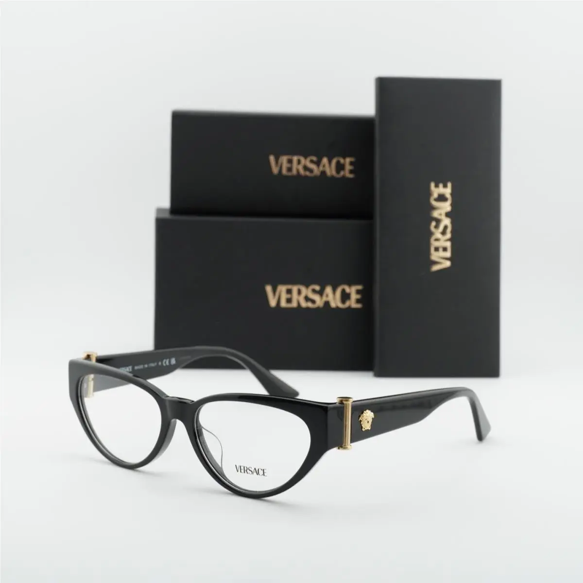 Versace VE3366F GB1 Black 55mm Eyeglasses