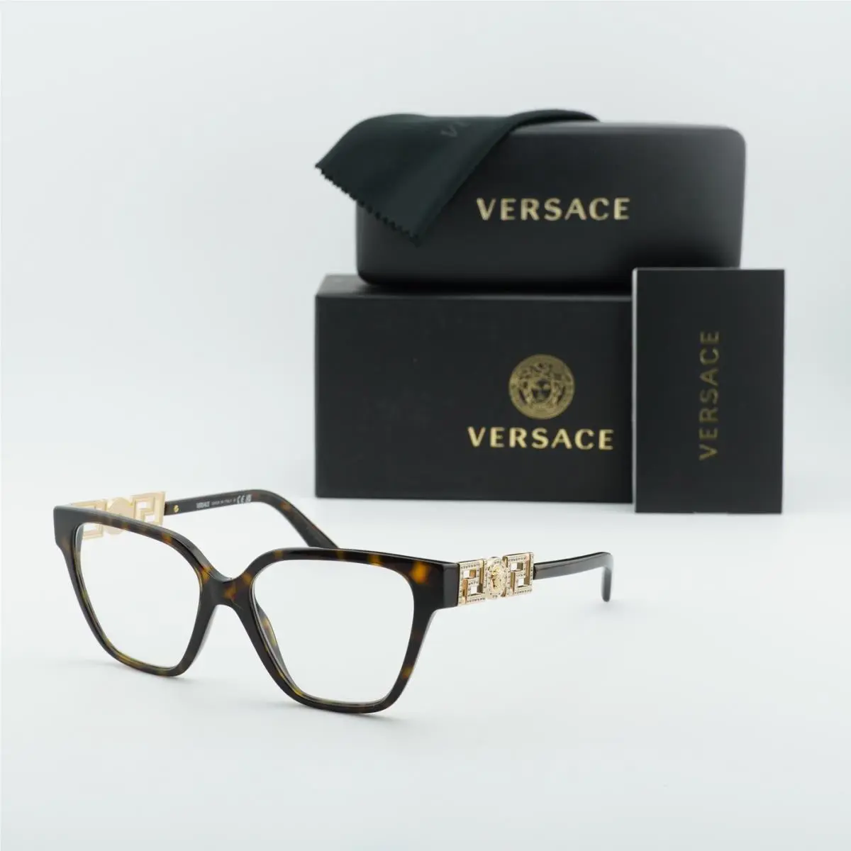 Versace VE3358B 108 Havana 52mm Eyeglasses