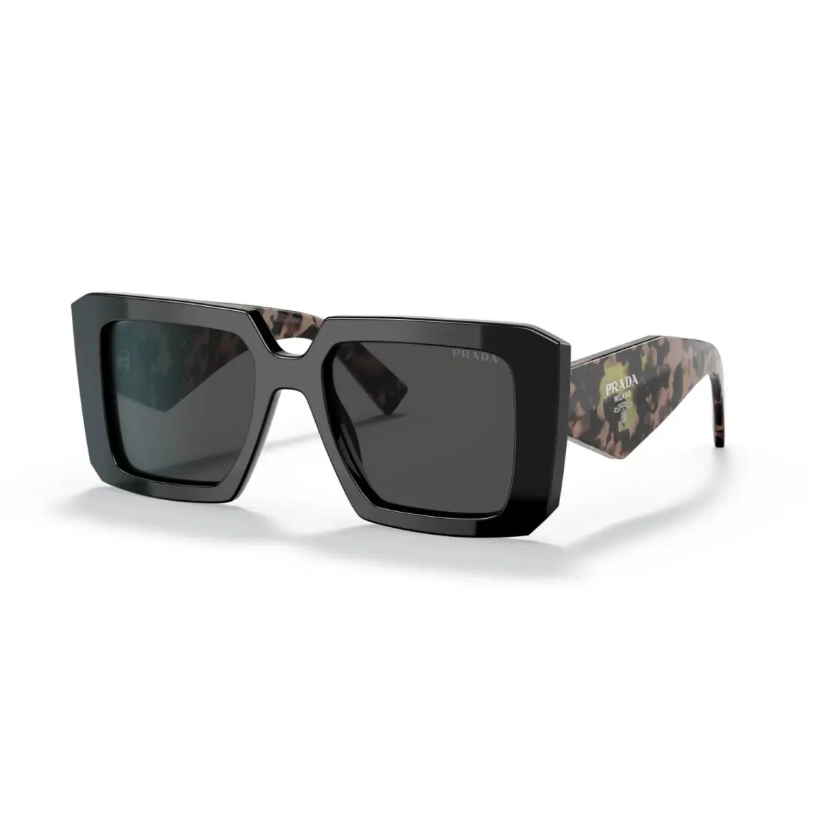 Prada PR23YS 1AB5S0 Black - Pink - Grey 51mm Sunglasses / /