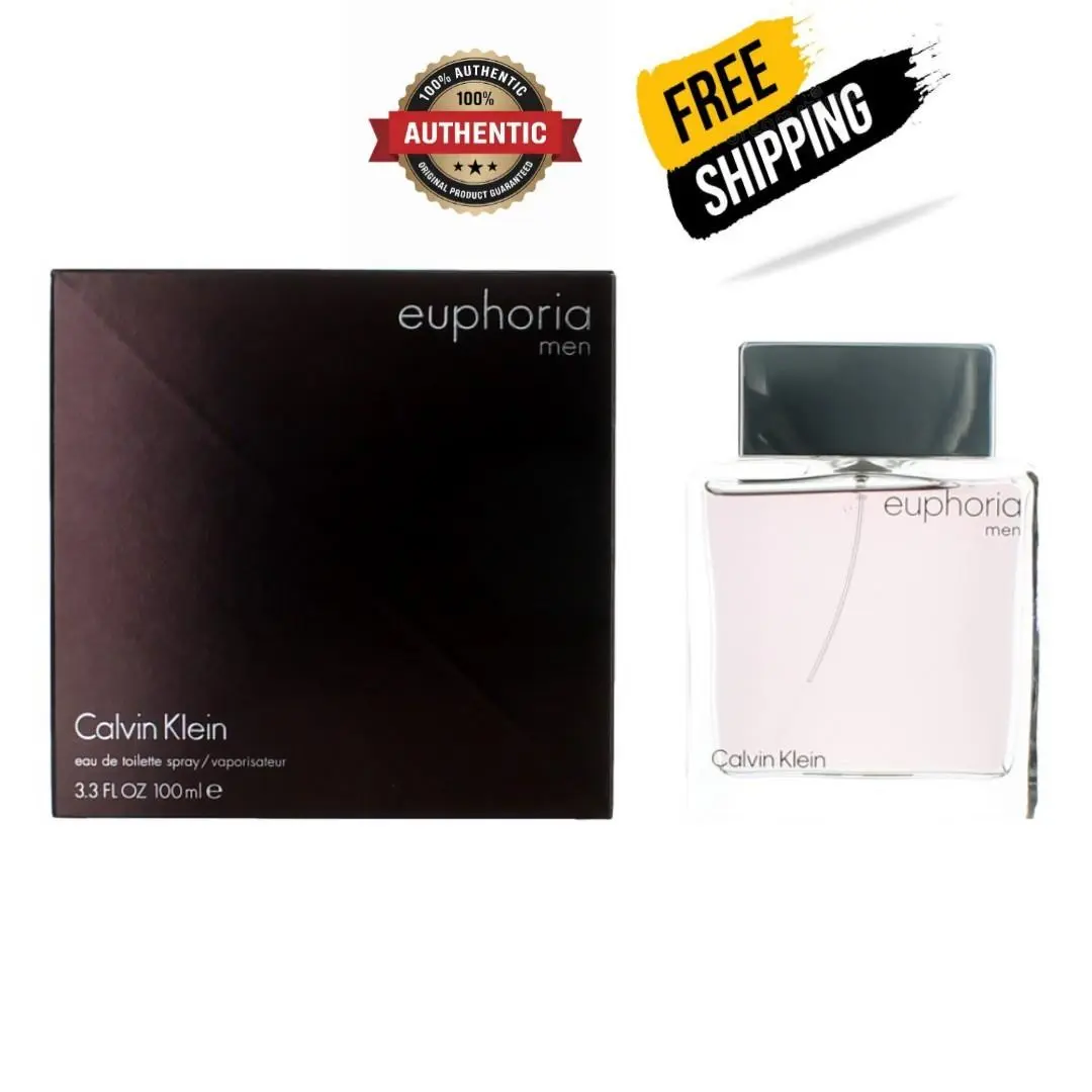 Euphoria by Calvin Klein 3.3 oz Edt Spray For Men
