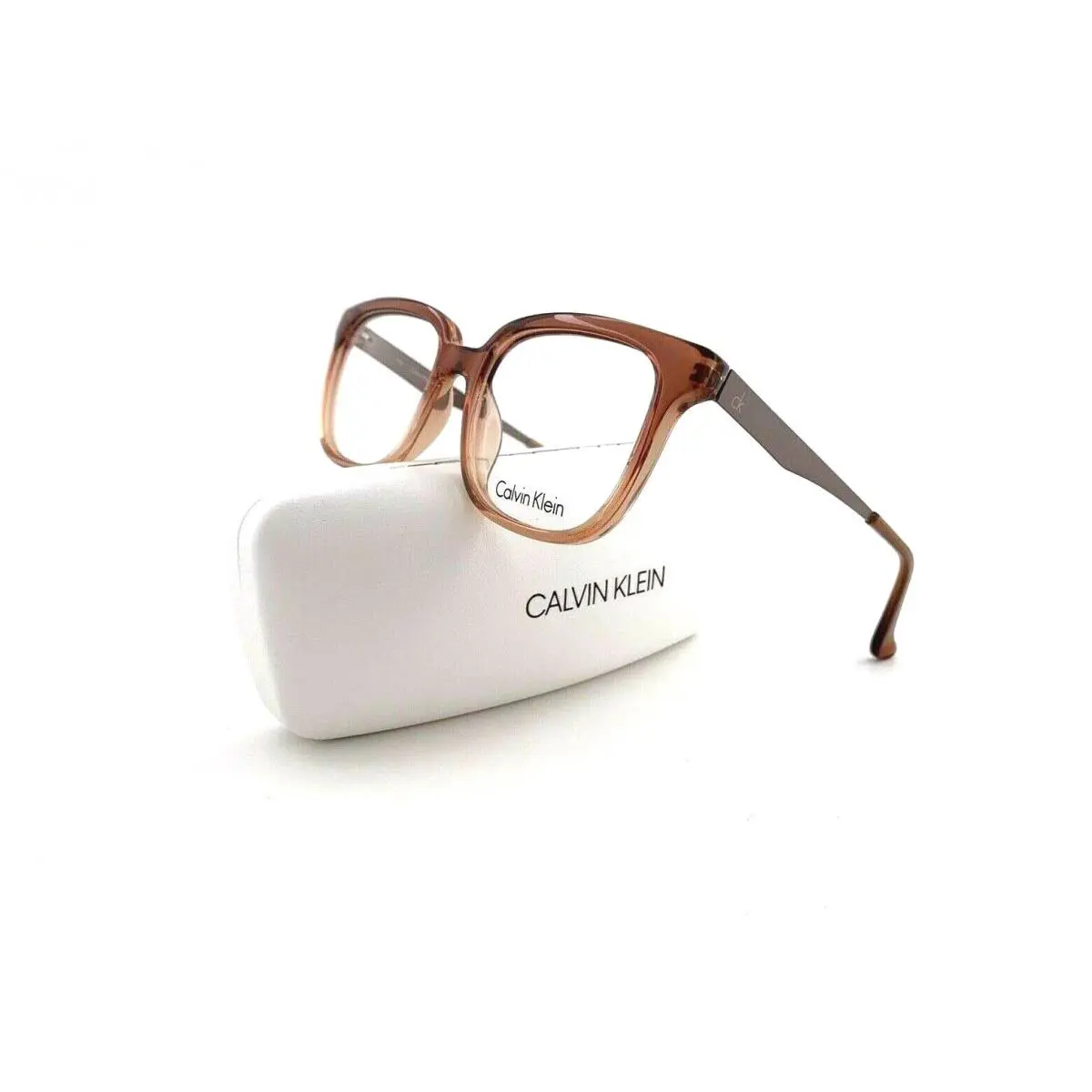 Calvin Klein Frames Acetate Honey Oat Unisex RX Eyeglasses CK5912 202 52mm