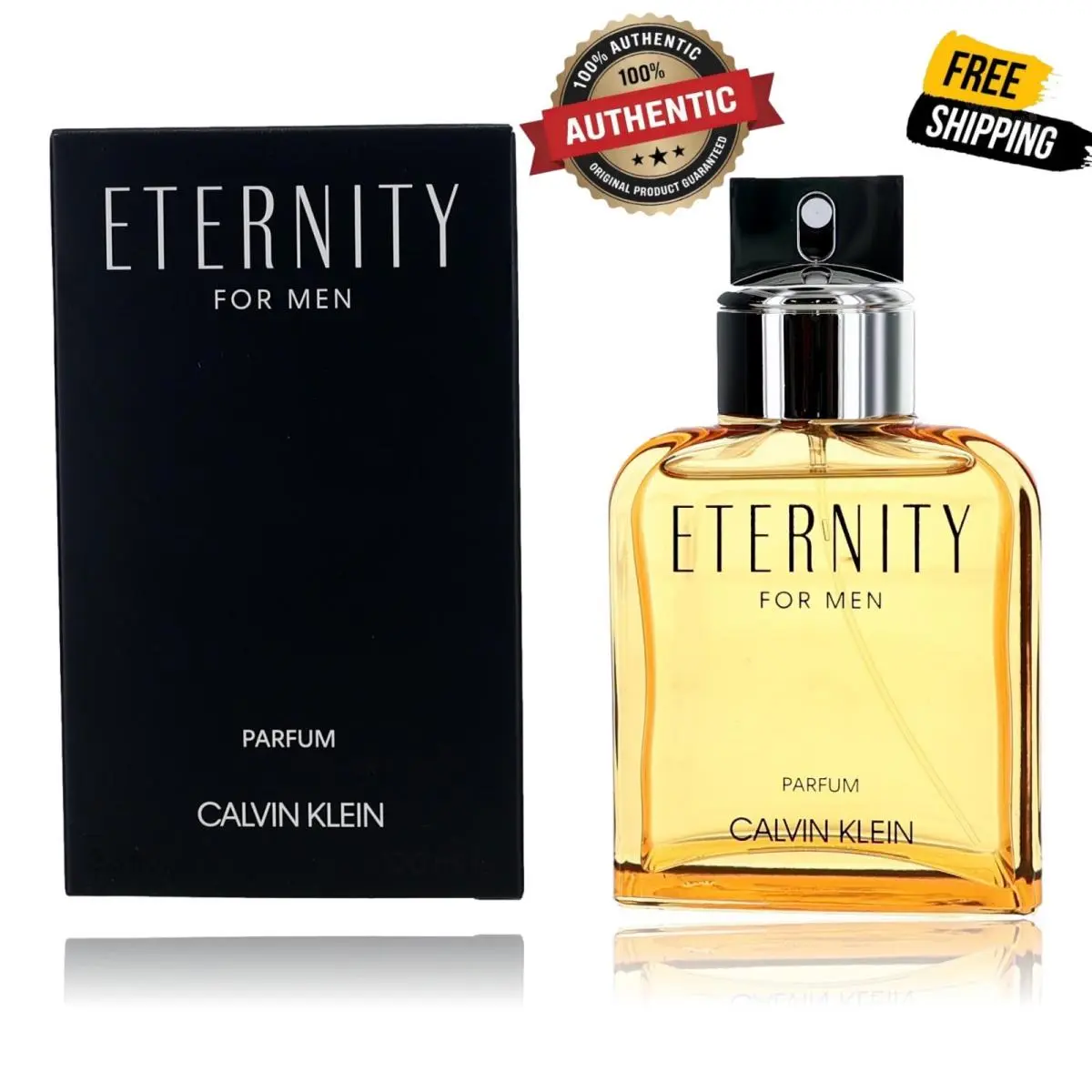 Eternity by Calvin Klein 3.3 oz Parfum Spray For Men