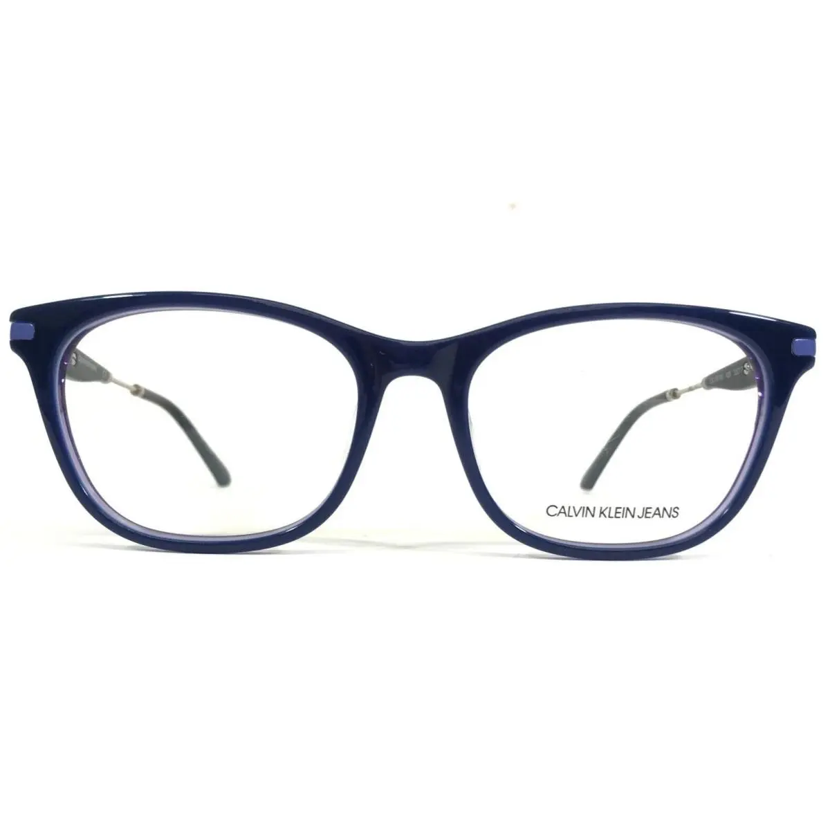 Calvin Klein Jeans Eyeglasses Frames CKJ18706 408 Navy Blue Purple 52-17-140