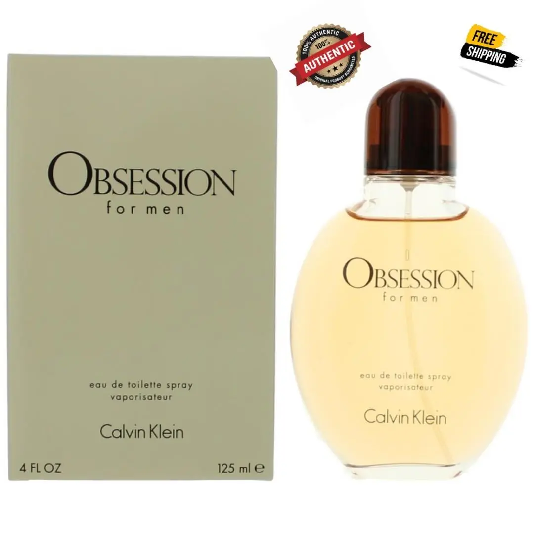 Obsession by Calvin Klein 4 oz Edt Spray For Men