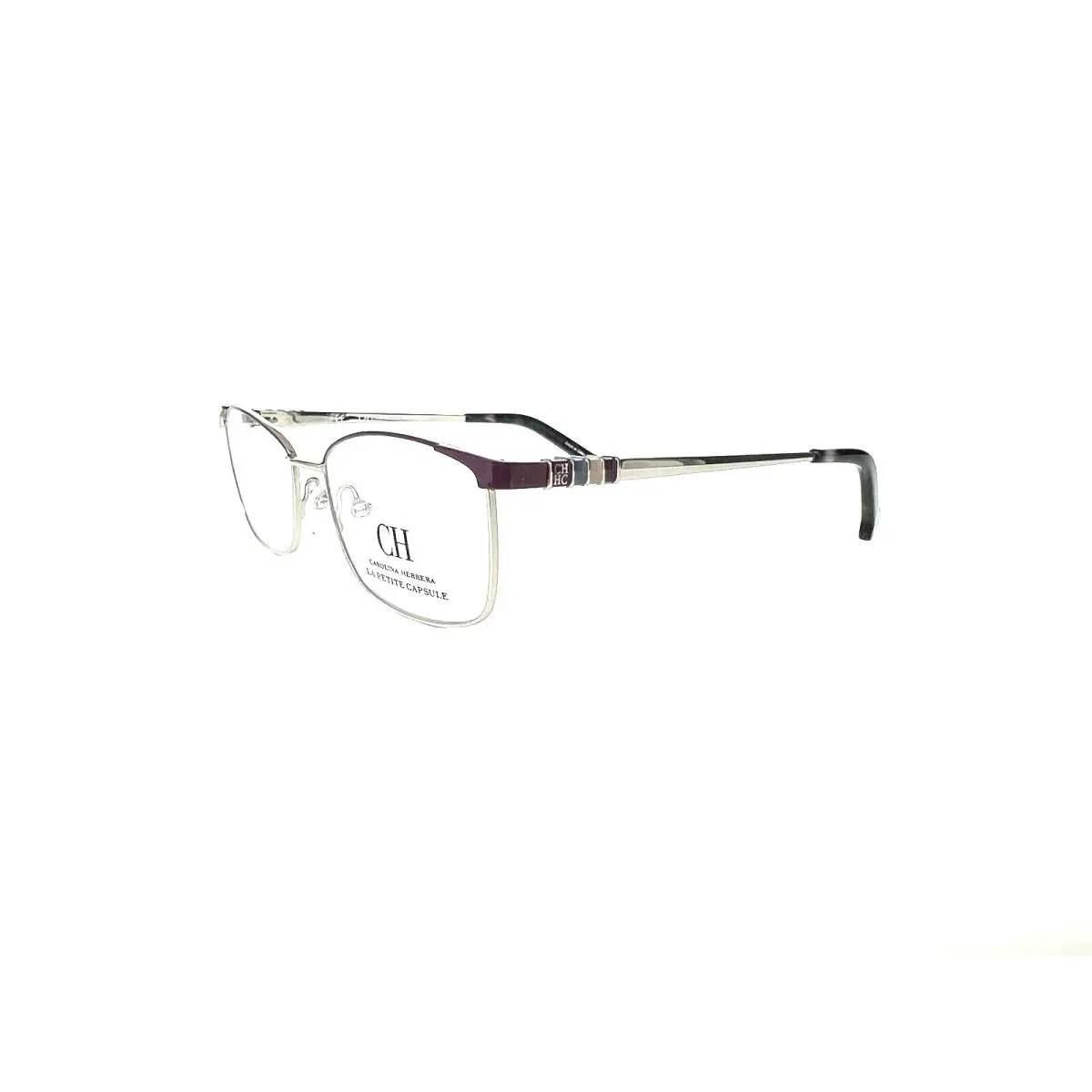Frames Silver Metal VHE114K OS46 51-16-135 Eyeglasses by Carolina Herrera