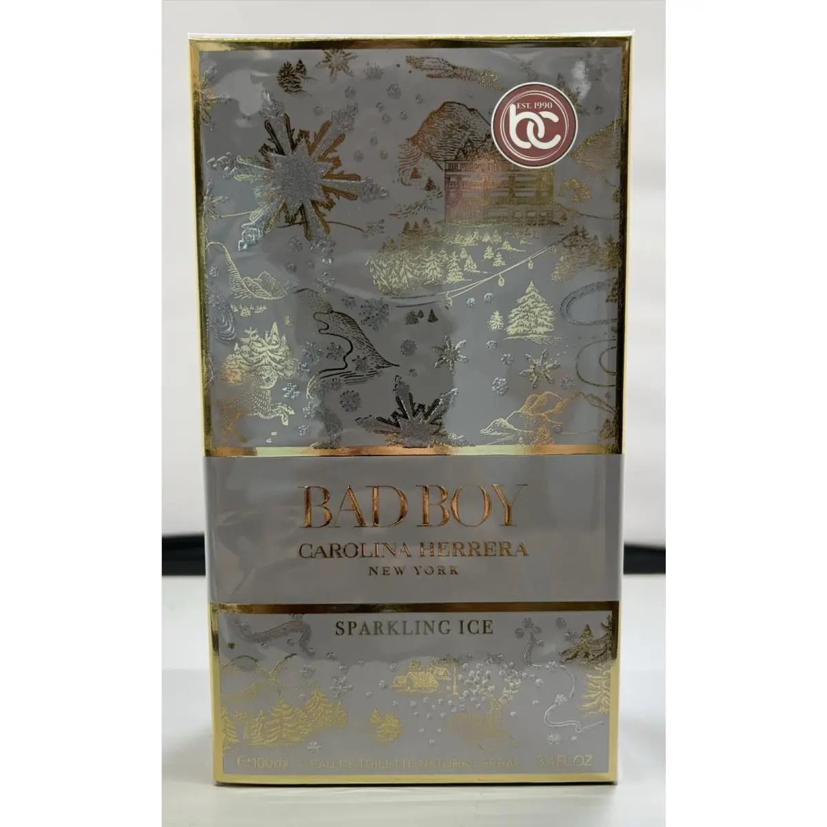 Bad Boy Sparkling Ice By Carolina Herrera Men’s 3.4 Eau De Toilette Spray