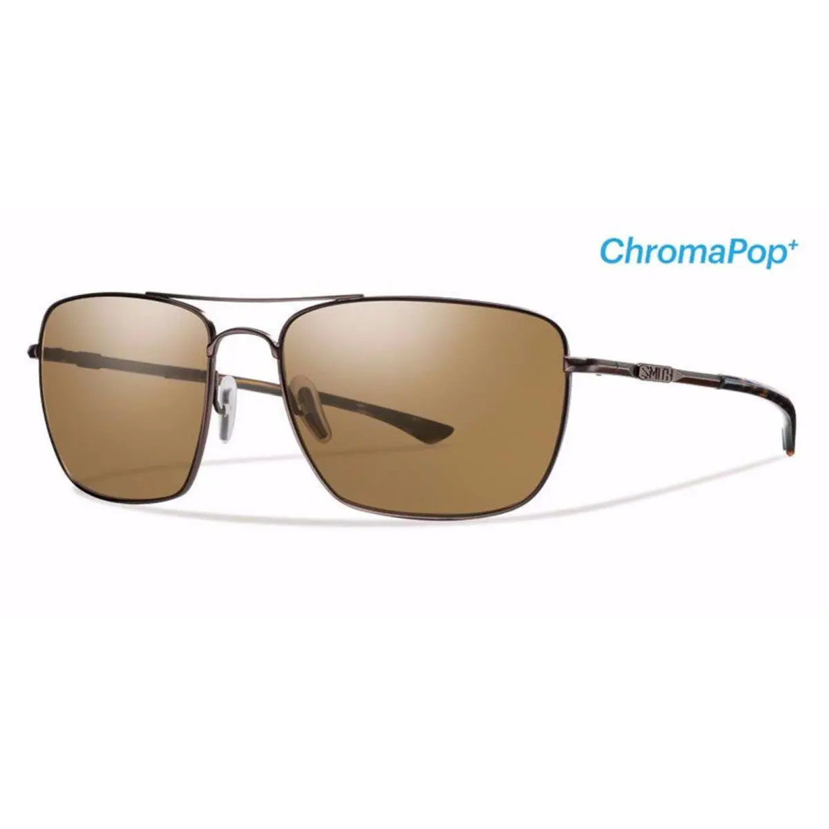 Men`s Nomad Sunglasses Matte Brown Chromapop Polarized Brown by Smith Optics
