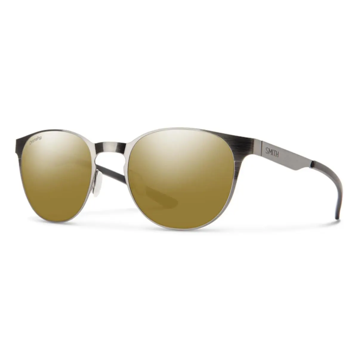 Men`s Women`s Eastbank Metal Active Choromapop Polarized Sunglasses Brushed Gunmetal by Smith Optics