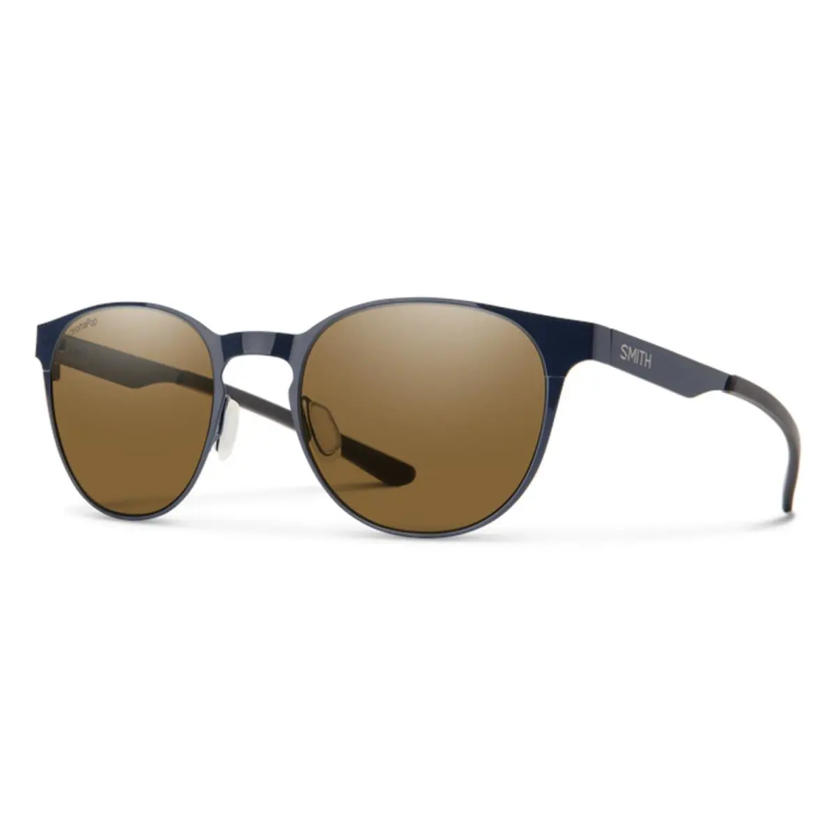 Men`s Women`s Eastbank Metal Active Choromapop Polarized Sunglasses French Navy by Smith Optics