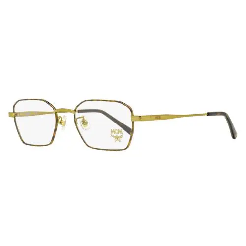 Mcm Slender Geometric Eyeglasses MCM2130A 724 Gold/dark Havana 52mm - Frame: Gold/Dark Havana, Lens: Clear