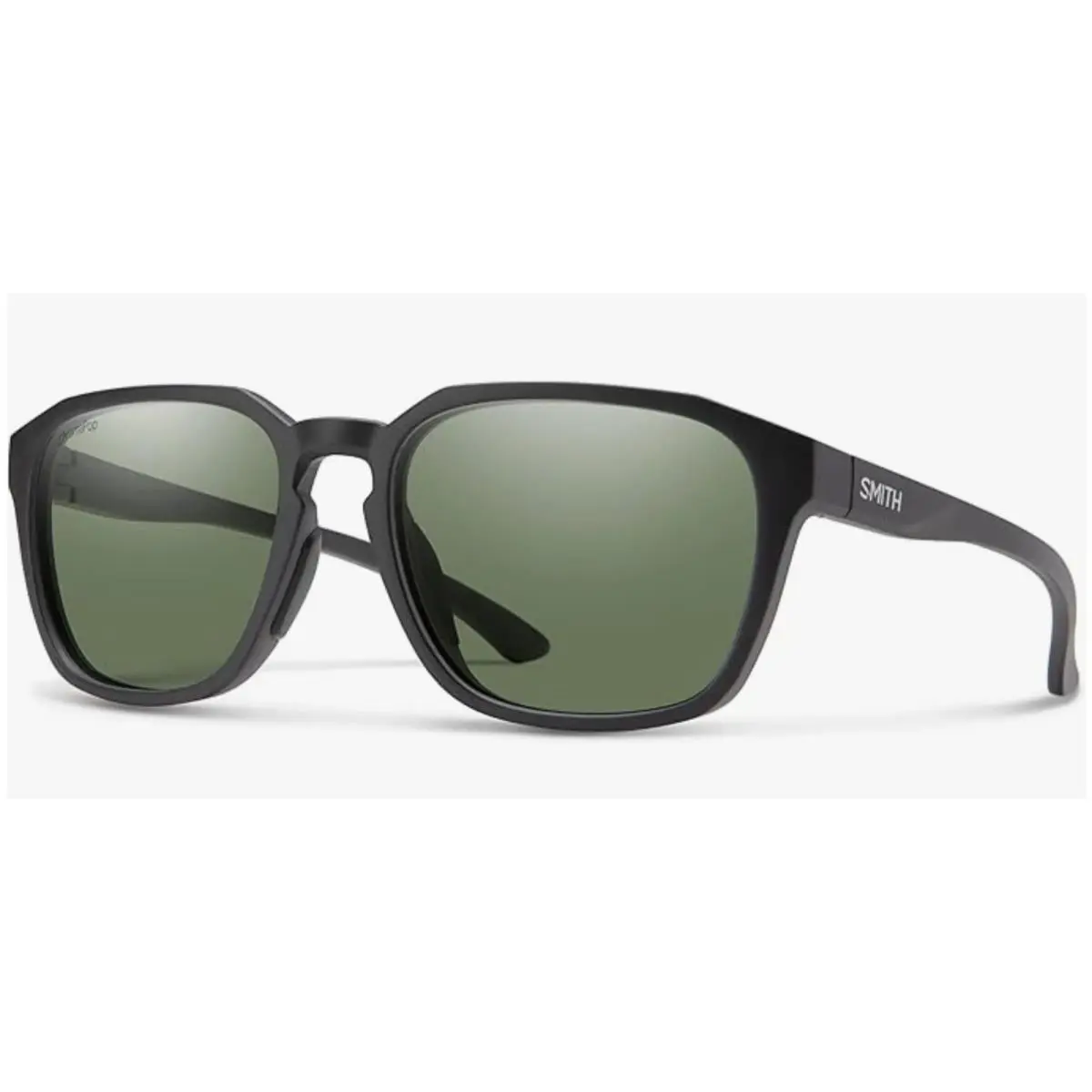 Smith Contour Sunglasses-matte Black-chromapop Grey Green Polarized Lens
