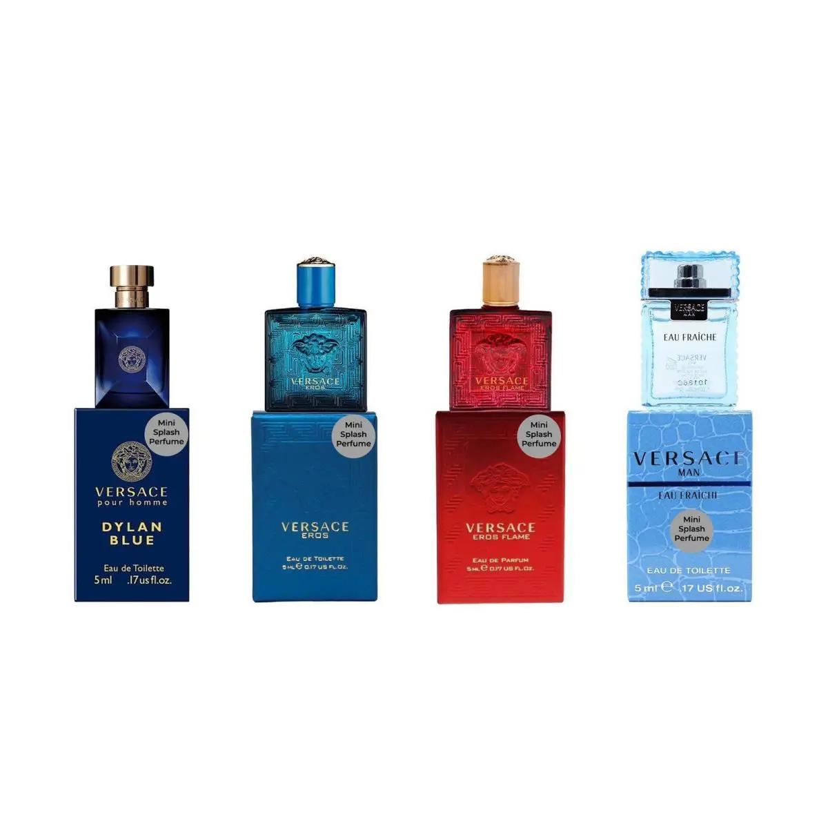 Versace 4 Piece Mini Gift Set For Men