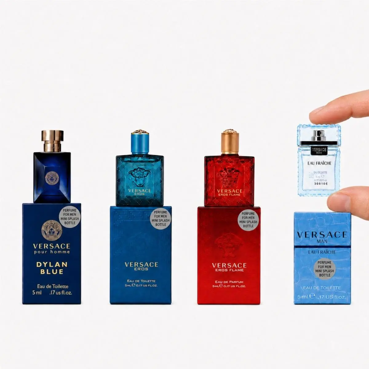Versace 4 Piece Mini Gift Set For Men