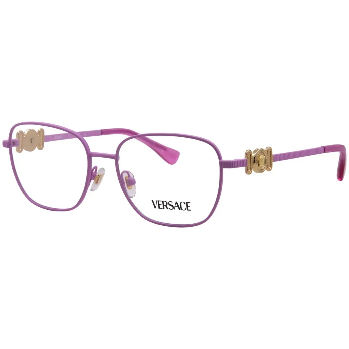 Versace VK1003 1496 Eyeglasses Frame Youth Kids Pink Full Rim 48mm