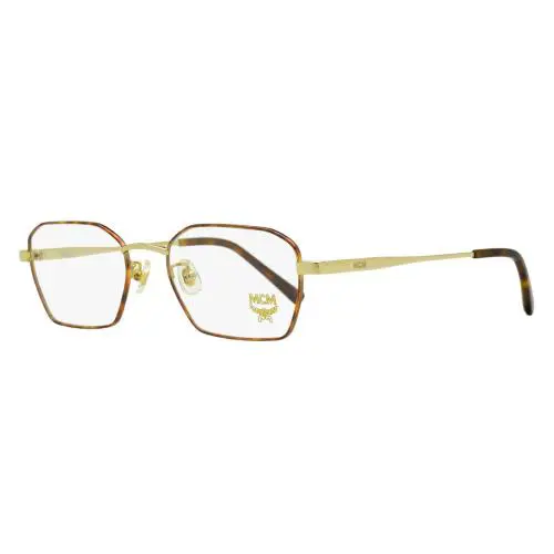 Mcm Slender Geometric Eyeglasses MCM2130A 723 Gold/havana 52mm - Frame: Gold/Havana, Lens: Clear