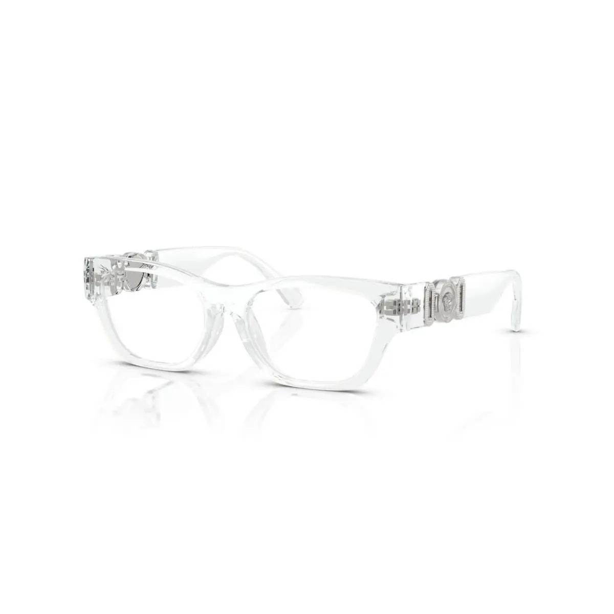 Versace Round Kids Eyeglasses 0VK3008U 148 46mm Crystal