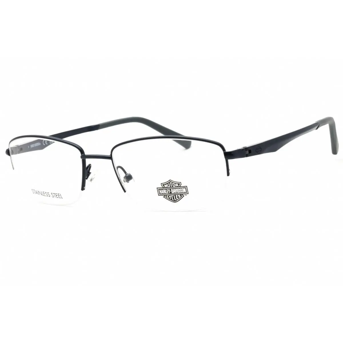HD50063 091 Matte Blue 55mm Eyeglasses by Harley Davidson