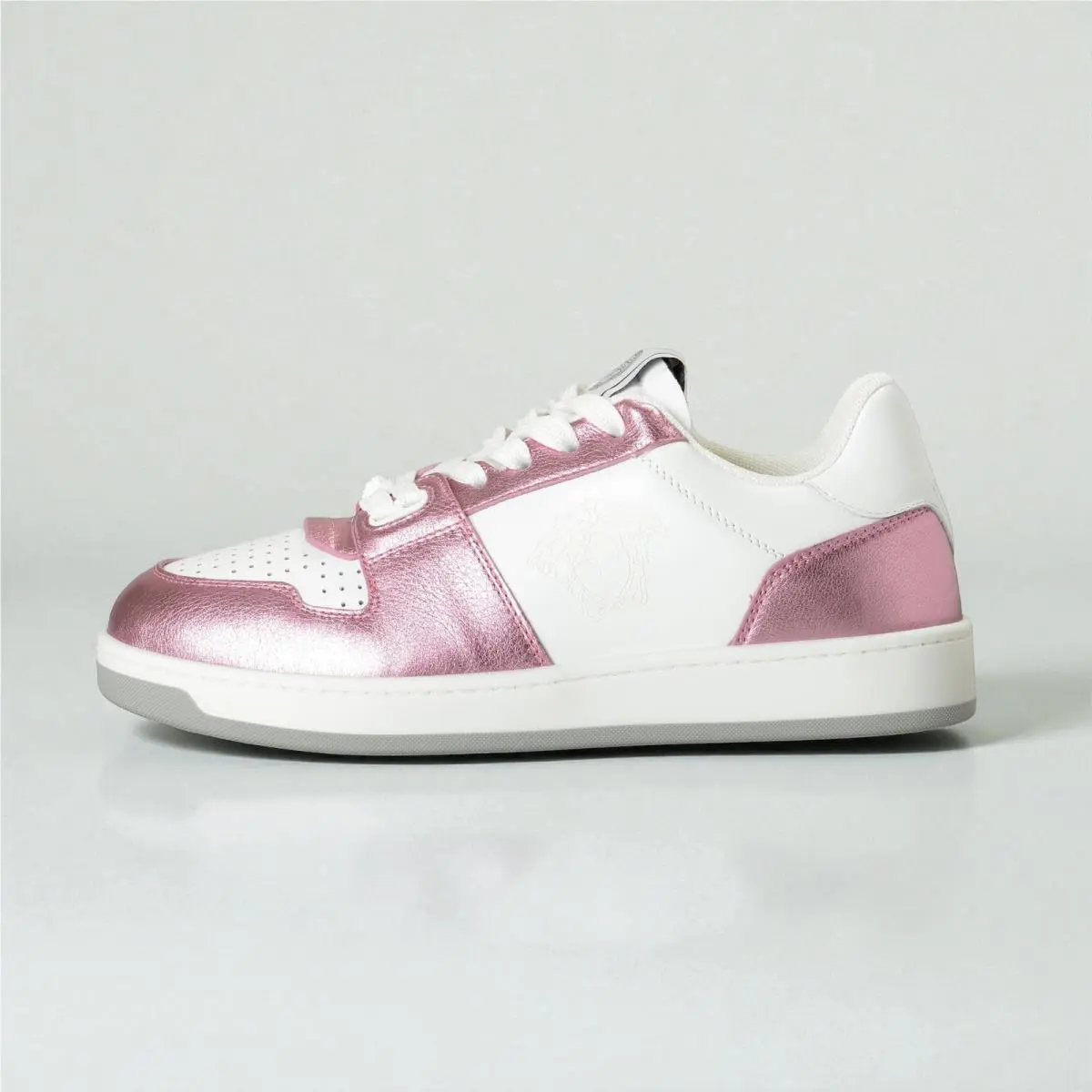 Versace White Leather Sneakers US 9 EU 39