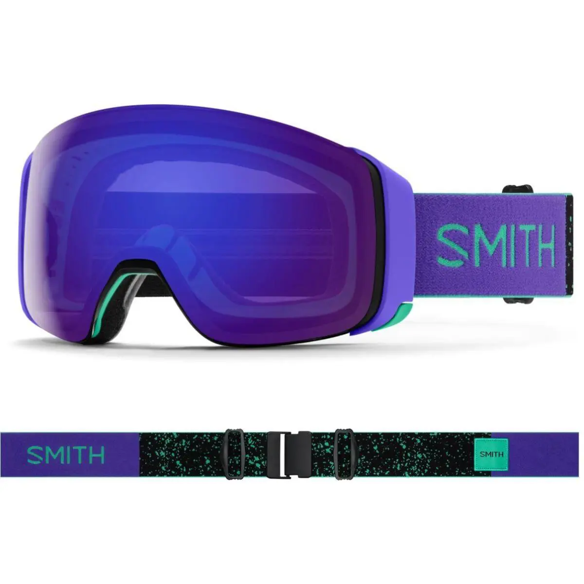 Smith M00719 4D Mag Low Bridge Fit Goggles Emerald City