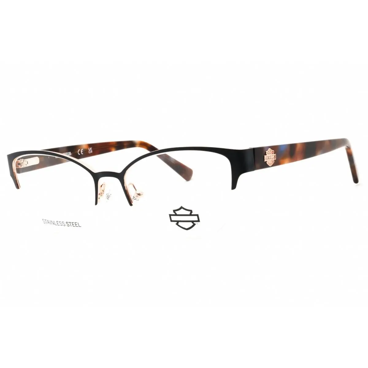 HD50109 091 Matte Blue 55mm Eyeglasses by Harley Davidson