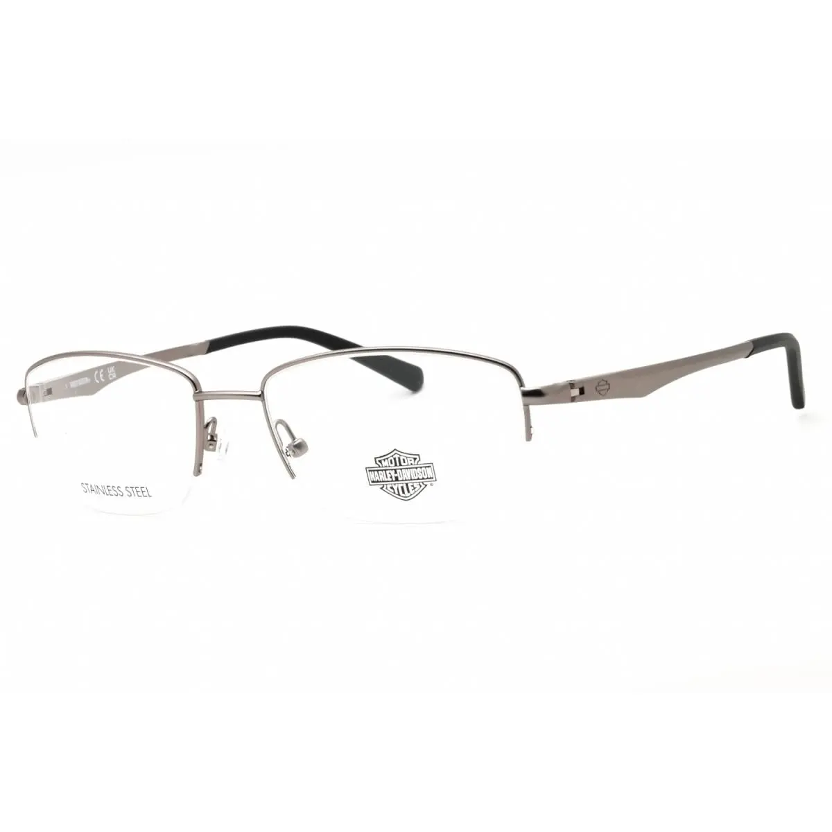 Harley Davidson HD50063 011 Matte Light Nickeltin 57mm Eyeglasses
