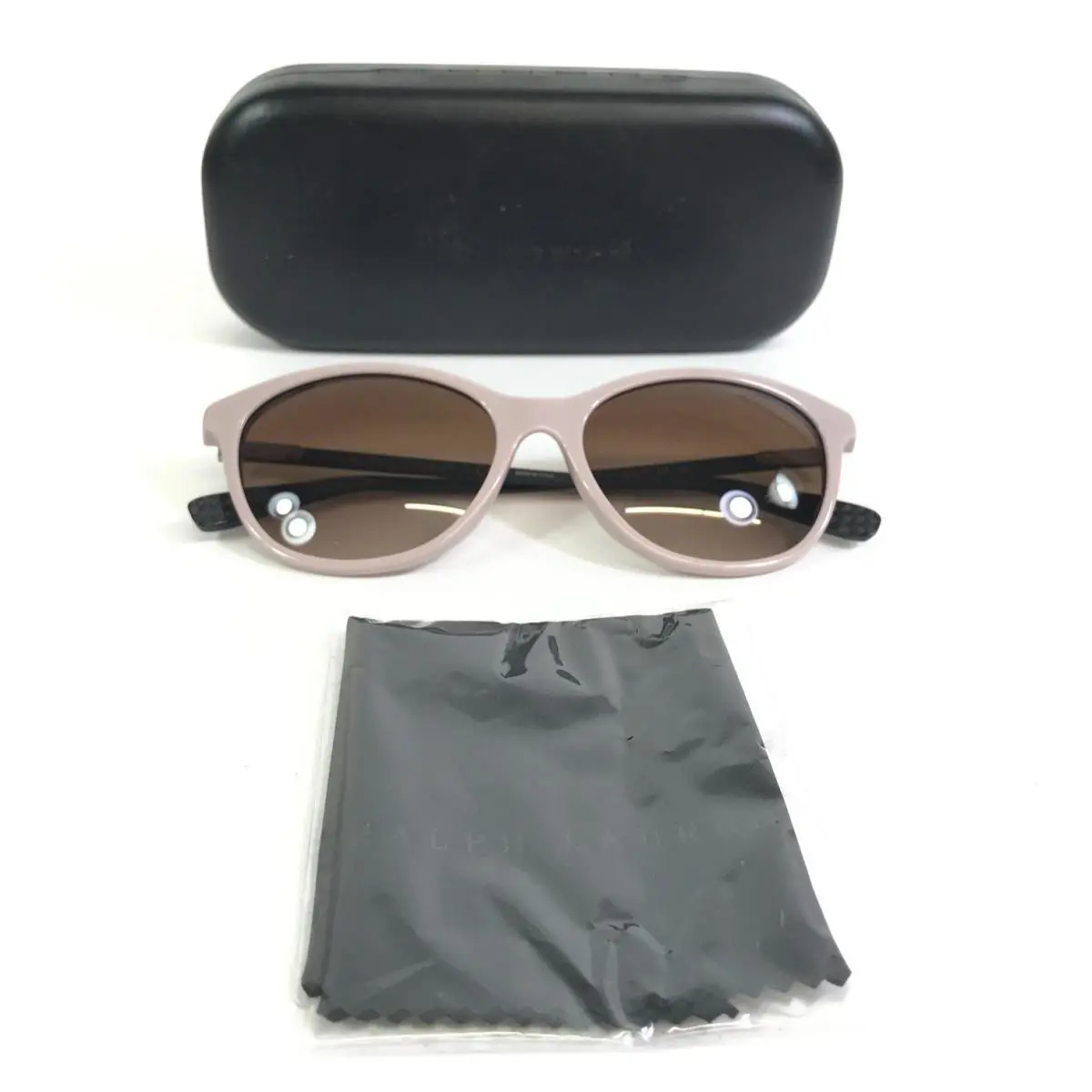 Ralph Lauren Sunglasses RL8198U 5996/13 Pink Gray Carbon Fiber with Brown Lenses