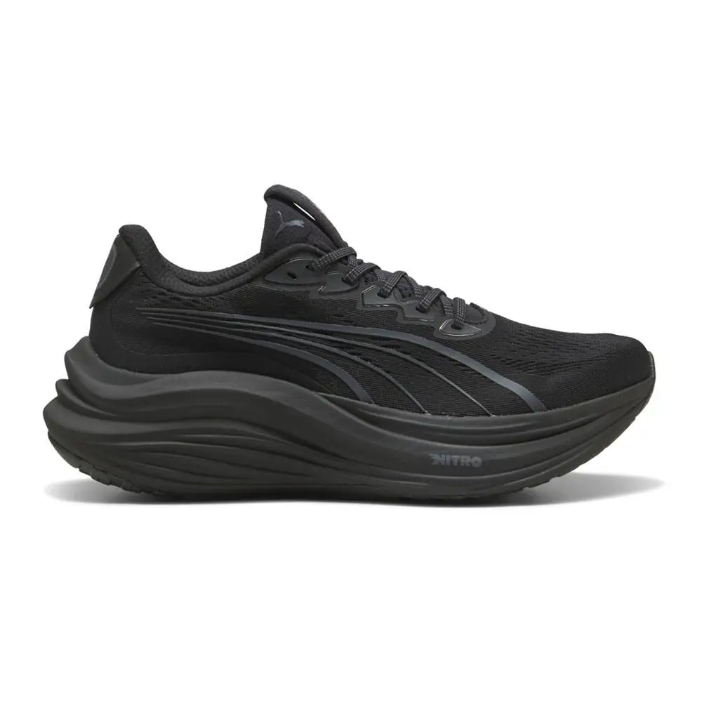 Puma Magmax Nitro Running Mens Black Sneakers Athletic Shoes 31008810 - Black