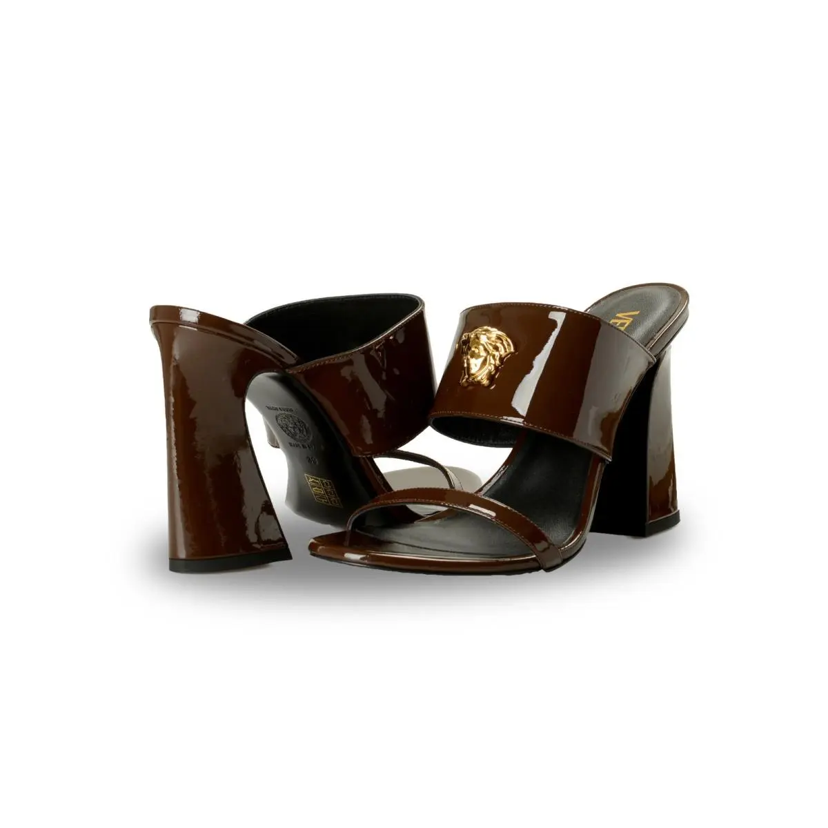 Versace shoes - Chocolate/Gold (UPC: 8054034473561) 6