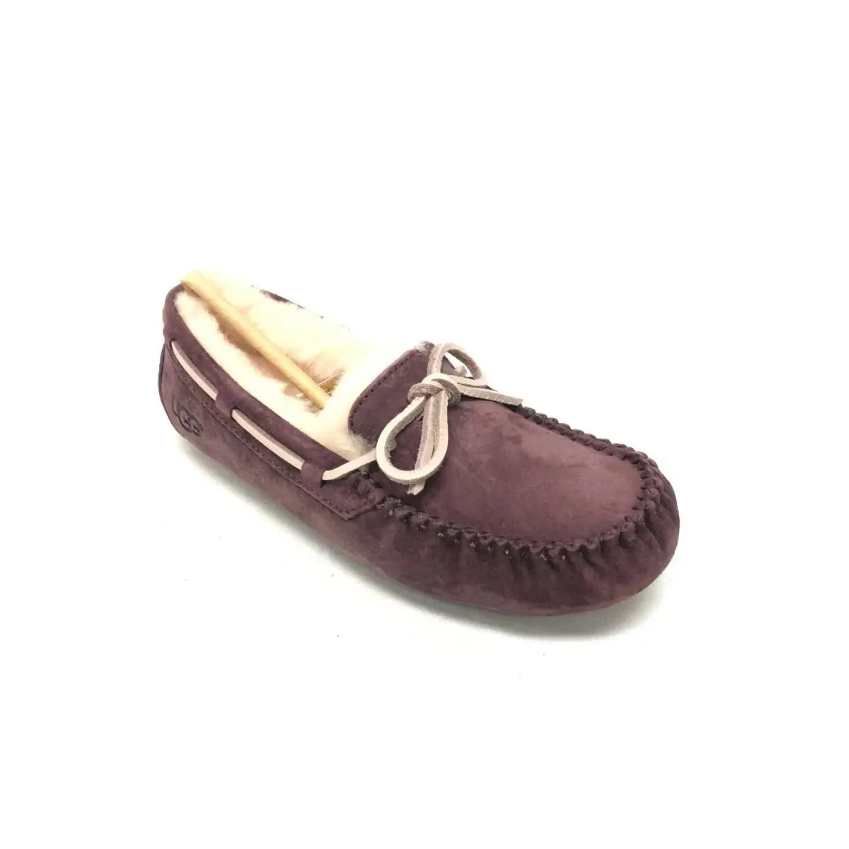 Ugg Women`s Dakota Port Purple Suede Slippers House Shoes Size 5 - Port Purple