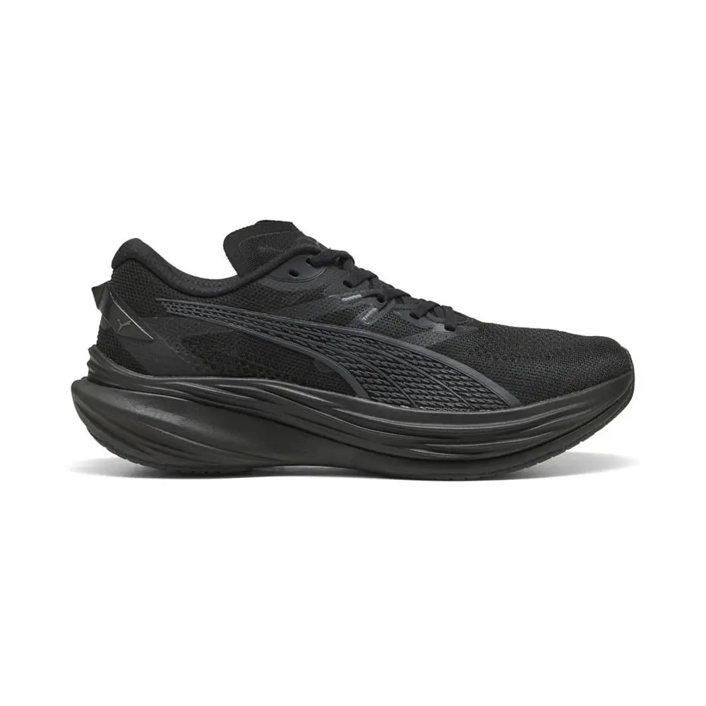 Puma Deviate Nitro 3 Wide Running Mens Black Sneakers Athletic Shoes 37844906 - Black