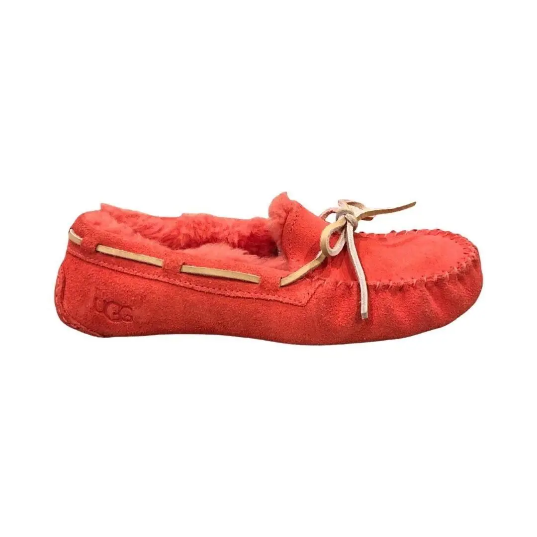 Ugg Women`s Dakota Pink Rose Suede Slippers House Shoes Size 5 - Pink Rose