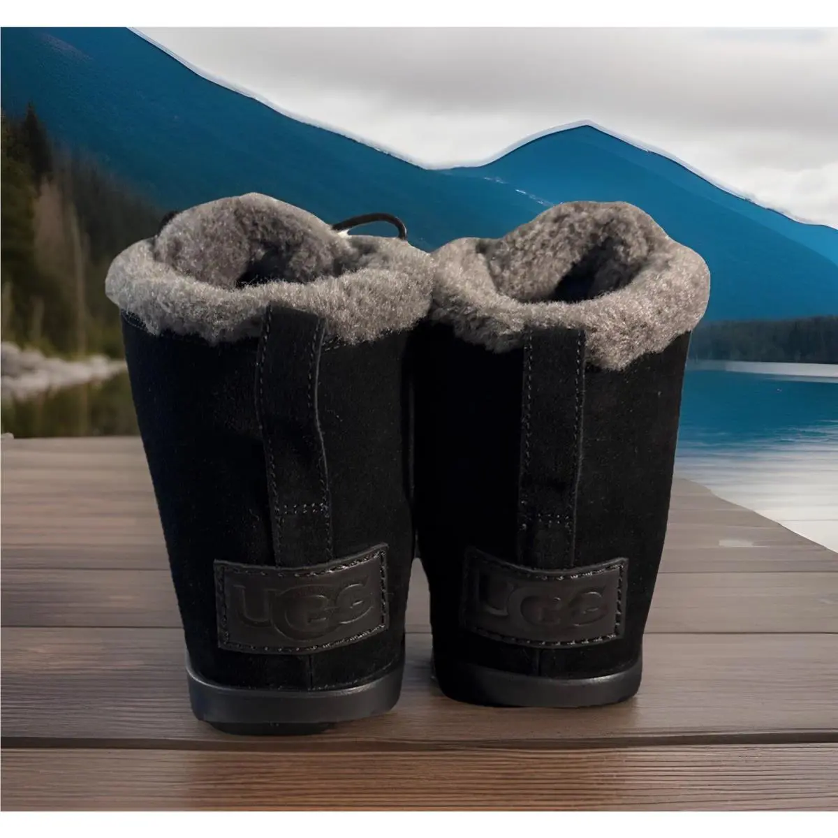 UGG shoes - UGG Pumped Up Lace 1158261 - Black 1