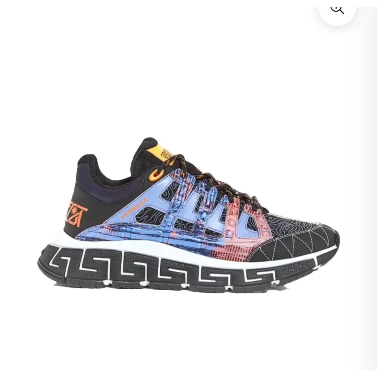 Versace Trigreca Powder Blue/orange Size 45 US Mens Size 11 . W Box. Italy