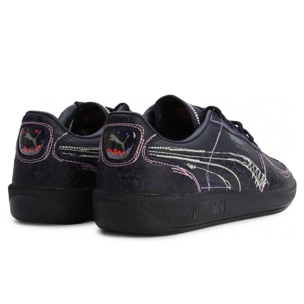 Puma shoes - PUMA Palermo - Palermo - 403859-01 - Puma Navy/Bright Melon 18
