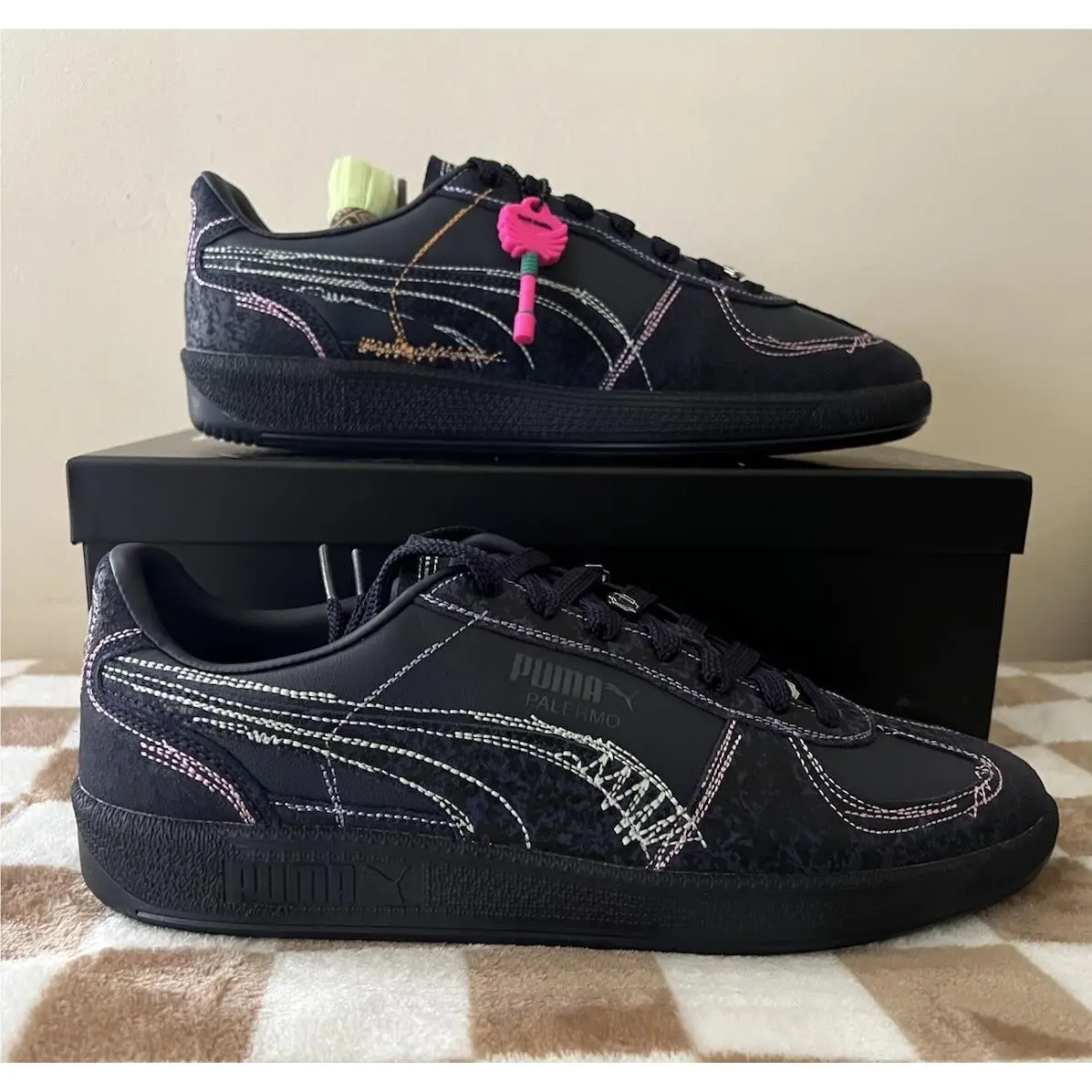 Puma x Squid Game Palermo Sneakers 403859-01 Navy/bright Melon Men’s Sz 10