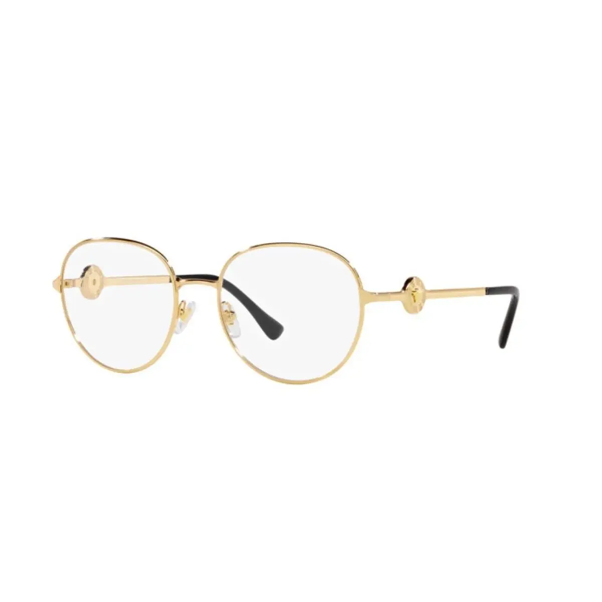 Versace Oval Woman Eyeglasses 0VE1288 1002 54mm Gold